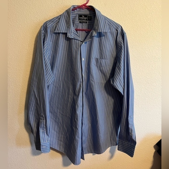 AMERICAN Living Wrinkle Free Button Down Shirt Size 17 - Picture 1 of 6